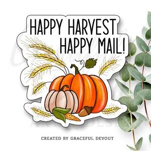 Happy Harvest Happy Mail!- 2" (inches) (96ct.) [GD90-96]